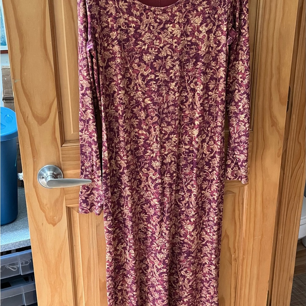 Peruvian Connection Red Long Sleeve Bodycon Dress
